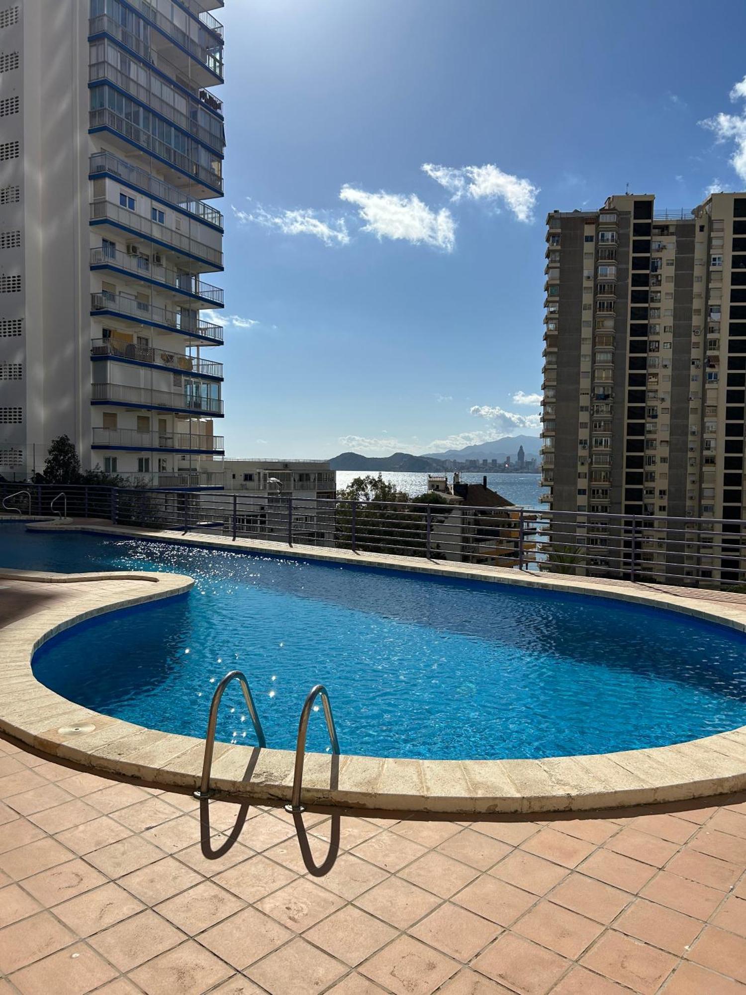 Apartamento Con Preciosas Vistas Y Piscina Benidorm Exterior foto